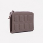 Кошелёк женский на кнопке, цвет серый - фото 54725919