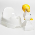 Горшок детский в форме игрушки «Зайчик Lapsi», цвет белый - Фото 3