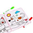 Многоразовая раскраска «Животные фермы», 12 стр., 16×16 см, Синий трактор - Фото 5