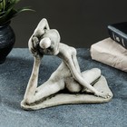 Фигура "Лягушка йог на шпагате" 16х21х11см, серый камень - фото 6517954