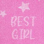 Полотенце махровое Этель Best girl, 70х130 см, 100% хлопок, 420гр/м2 7313840