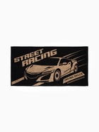Полотенце махровое «Этель» Street racing, 70×130 см, хлопок 100%, чёрно-золотое - Фото 1