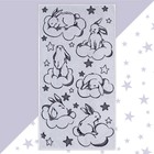 Полотенце махровое Этель «Зайки на облаках», 70×130 см, 100% хлопок, 420 г/м², чёрно-белое - Фото 5
