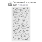 Полотенце махровое Этель «Зайки на облаках», 70×130 см, 100% хлопок, 420 г/м², чёрно-белое - Фото 4