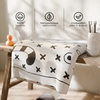 Полотенце махровое «Этель.Тигруля», 70×130 см, хлопок 100%, чёрно-белое - Фото 2