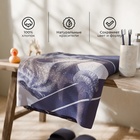 Полотенце махровое «Этель» T-REX, 70×130 см, хлопок 100%, синее - Фото 2