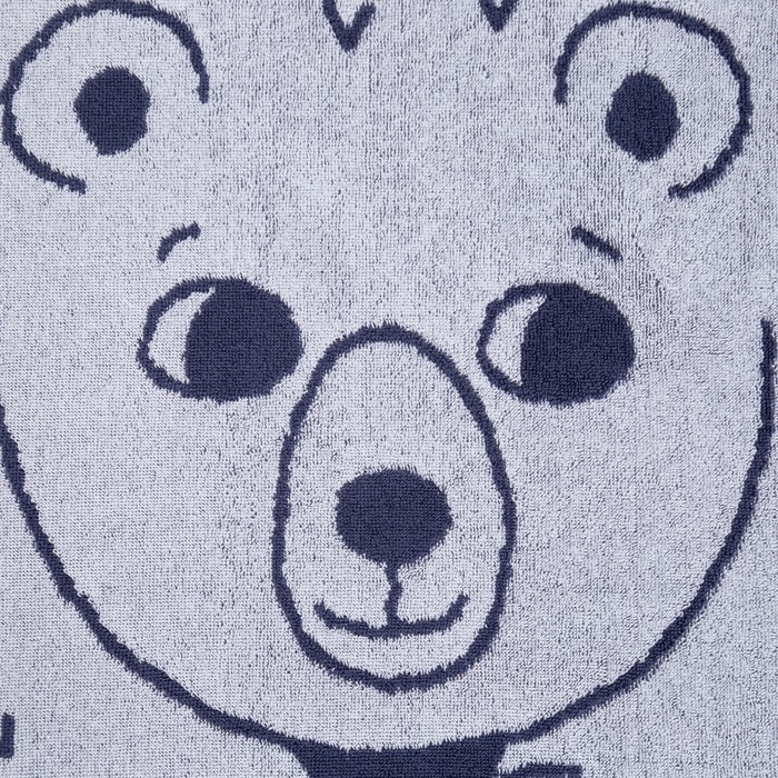 Полотенце махровое Этель "Медвежонок", 70х130 см, 100% хлопок, 420гр/м2 - фото 1908811416