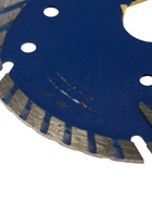 УЦЕНКА Диск алмазный отрезной ТУНДРА, TURBO-сегмент с защитными секторами, сухой рез, 125×22 мм - Фото 5