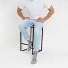 Носки мужские MINAKU «Тату», цвет серый, размер 40-41 (27 см) - фото 44357702