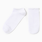 Носки женские укороченные MINAKU: Premium цвет белый, размер 38-39 (25 см) - фото 318735068