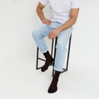 Носки «Усы» мужские, цвет чёрный, размер 29 - фото 804686819