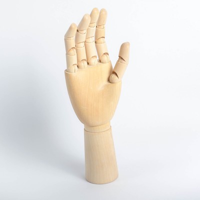 Модель деревянная художественная Манекен «Рука мужская правая» 31 см