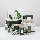 Набор коробок 10 в 1, упаковка подарочная, «GREEN», 12 х 7 х 4 - 32.5 х 20 х 12.5 см - фото 5089384