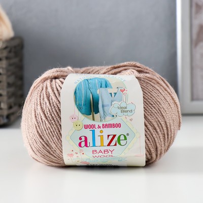 Пряжа "Baby Wool" 40% шерсть, 40% акрил, 20% бамбук 175м/50гр (167)