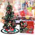 Уценка Железная дорога «Новый год», световые и звуковые эффекты, работает от батареек - Фото 2