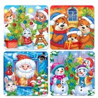 УЦЕНКА Подарочный набор 8в1 «Новогодние истории», пазлы, книги - Фото 4