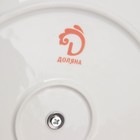 УЦЕНКА Блюдо 3-х ярусное Доляна «Сьюзен», d=15,5/25,5/27 см, цвет белый - Фото 5