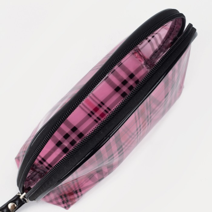 Косметичка на молнии, цвет сиреневый 25586