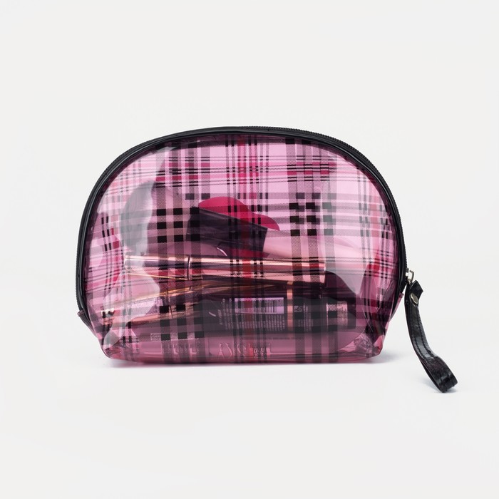 Косметичка на молнии, цвет сиреневый 25586