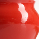 Горшочек под жаркое с крышкой "Вятский" 0,7л, красный - фото 4341101