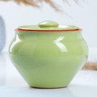 Горшочек для запекания Вятская керамика, 900 мл, зелёный - Фото 1