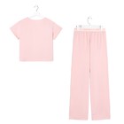 Пижама женская (футболка и брюки) KAFTAN "Basic" размер 48-50, цвет розовый - Фото 10