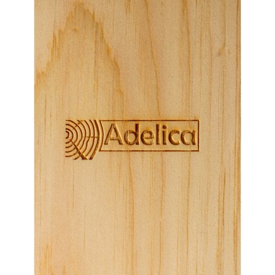Доска - менажница деревянная для подачи шотов Adelica, на 5 рюмок, 30×13×1.8 см, берёза