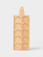 Доска - менажница деревянная для подачи шотов Adelica, на 5 рюмок, 30×13×1.8 см, берёза - Фото 6