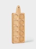 Доска - менажница деревянная для подачи шотов Adelica, на 5 рюмок, 30×13×1.8 см, берёза - Фото 7