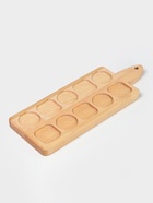 Доска - менажница деревянная для подачи шотов Adelica, на 5 рюмок, 30×13×1.8 см, берёза - Фото 8