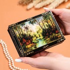 Шкатулка для украшений «Лето», 10×14 см, лаковая миниатюра - Фото 3