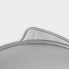Казан для плова, 8 л, алюминиевая крышка, литые ручки, цвет серебряный - Фото 4