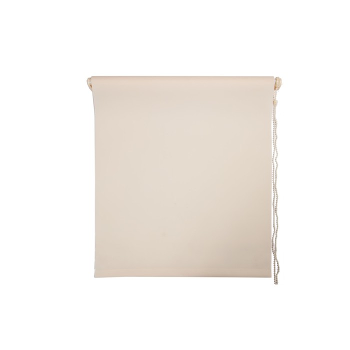 Рулонная штора «Простая MJ» 100х160 см, цвет кремовый