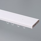Карниз «Лайт Эконом» потолочный, трёхрядный, ширина 200 см, цвет белый - фото 320412003