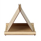 Кормушка - конструктор из ХДФ для птиц «Терция», своими руками, 16×18×23 см, Greengo - Фото 12