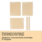 Кормушка - конструктор из ХДФ для птиц «Терция», своими руками, 16×18×23 см, Greengo - Фото 5