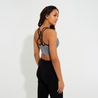 Топ женский Collorista, цвет светло-серый, размер 42-44 7413073