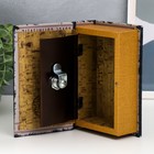 Сейф-книга дерево кожзам "Научная Одиссея. Исследования Марса" 17х11х5 см - фото 23228752