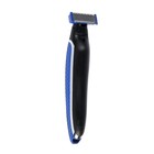 Триммер для волос Luazon LTRI-05, для усов/бороды, 3 насадки, от USB, синий - Фото 4