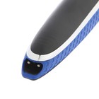 Триммер для волос Luazon LTRI-05, для усов/бороды, 3 насадки, от USB, синий - Фото 6