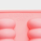 Форма для выпечки Доляна «Сладости. Бабл», силикон, 12 ячеек, 28×16×2 см, розовая - Фото 5