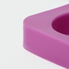 Форма для мороженого «Любовь», силикон, 19,5×11×2,5 см, 2 ячейки, с крышкой и палочками (50 шт), цвет МИКС - фото 4341215