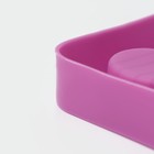 Форма для мороженого «Любовь», силикон, 19,5×11×2,5 см, 2 ячейки, с крышкой и палочками (50 шт), цвет МИКС - фото 4341216