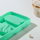 Форма для мороженого «Сладость», силикон, 18,5×9,5×2 см, 3 ячейки, с крышкой и палочками, цвет МИКС - Фото 5