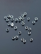 Кримп - зажимная бусина, 2×1.5 мм, 30 шт. цвет серебро - Фото 4