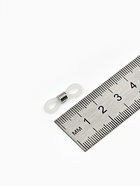 Резинка для цепочек/шнурков для очков (набор 10 шт.), цвет прозрачный в серебре - Фото 3