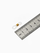 Резинка для цепочек/шнурков для очков (набор 10 шт.), цвет прозрачный в золоте - Фото 2