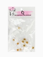 Резинка для цепочек/шнурков для очков (набор 10 шт.), цвет прозрачный в золоте - Фото 5