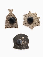 Набор значков (3 шт.) «Космос», цветной в золоте - Фото 2