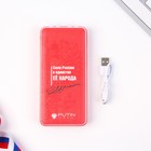 Зарядное устройство "Сила России", 8000мА,модель PB-15, 14,5 х 6,9 см - фото 51454314